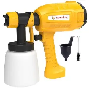 Asian Paints Trucare 550W Paint Sprayer | 800ml Container | 2.5mm Nozzle | Electric Spray Gun | Yellow