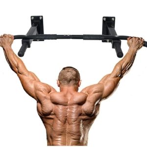 IBS Heavy Duty Chin Up Bar/Pull Up Bar Wall Mounted Iron with Foam Grips for Gym and Home Gym