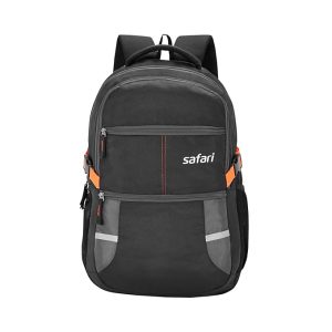 Safari Omega 30L Laptop Backpack with Rain Cover | College & Travel Bag | Black