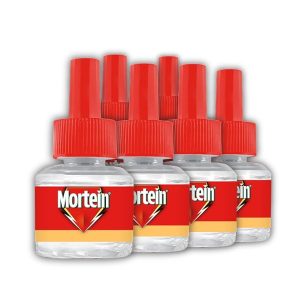 Mortein SmartPlus Mosquito Repellent Refill 45ml (Pack of 6) | Buy 4 Get 2 Free | Fits All Liquid Vaporizer Machines | Mosquito Repellent & Killer | Protection from Dengue Mosquitoes