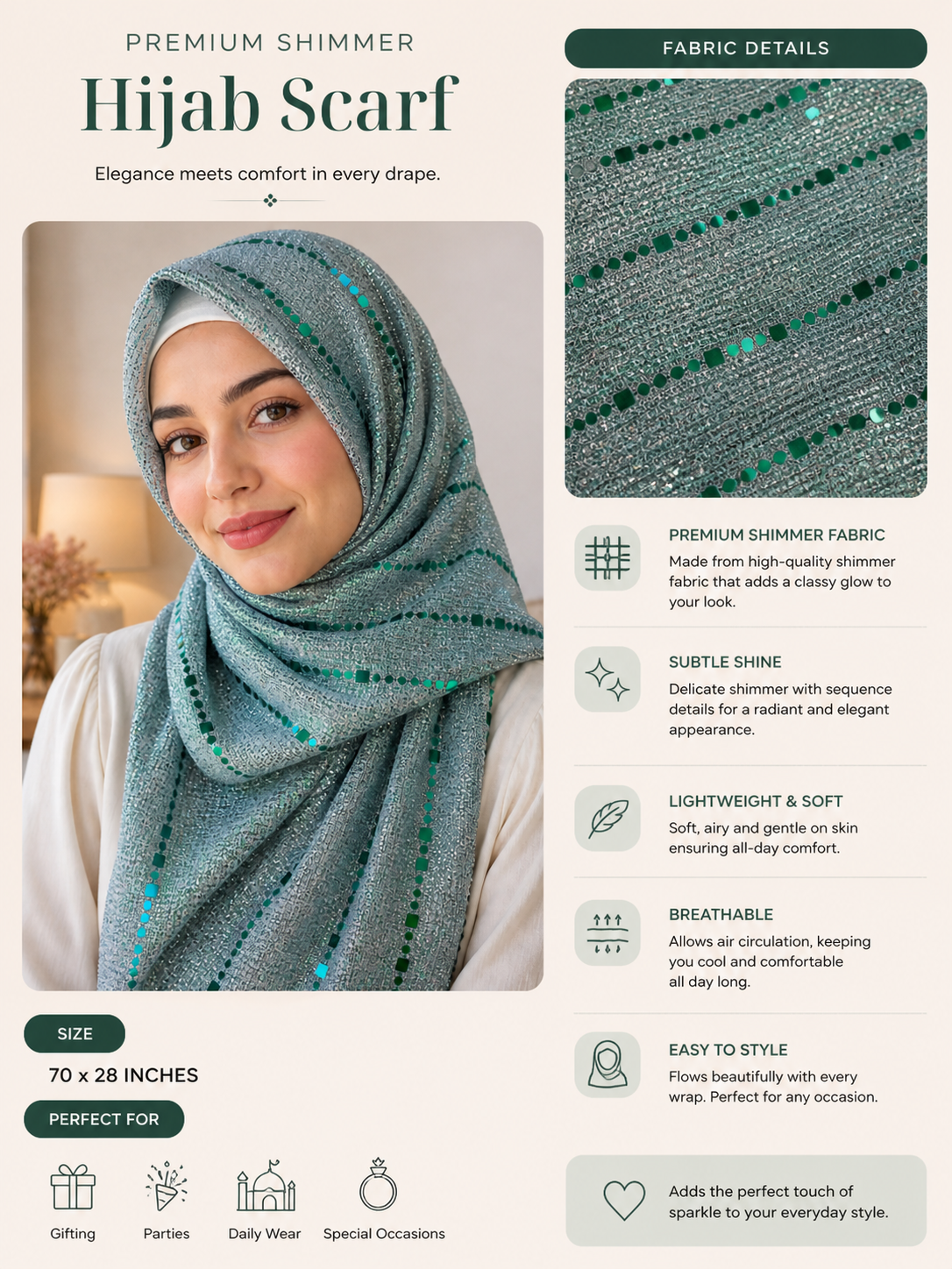 ✨SHIMMER HIJAB COLLECTION ✨