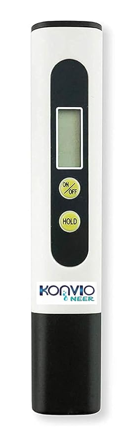 Digital TDS Meter for Water Testing by Konvio Neer | Water Quality PPM Tester for RO Purifier, Drinking Water, Aquarium, Hydroponics & Laboratory Use